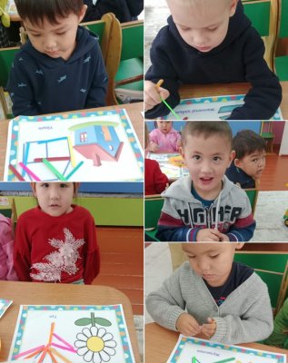 Ересек топ.Дамытушы ойын.Таяқшалар